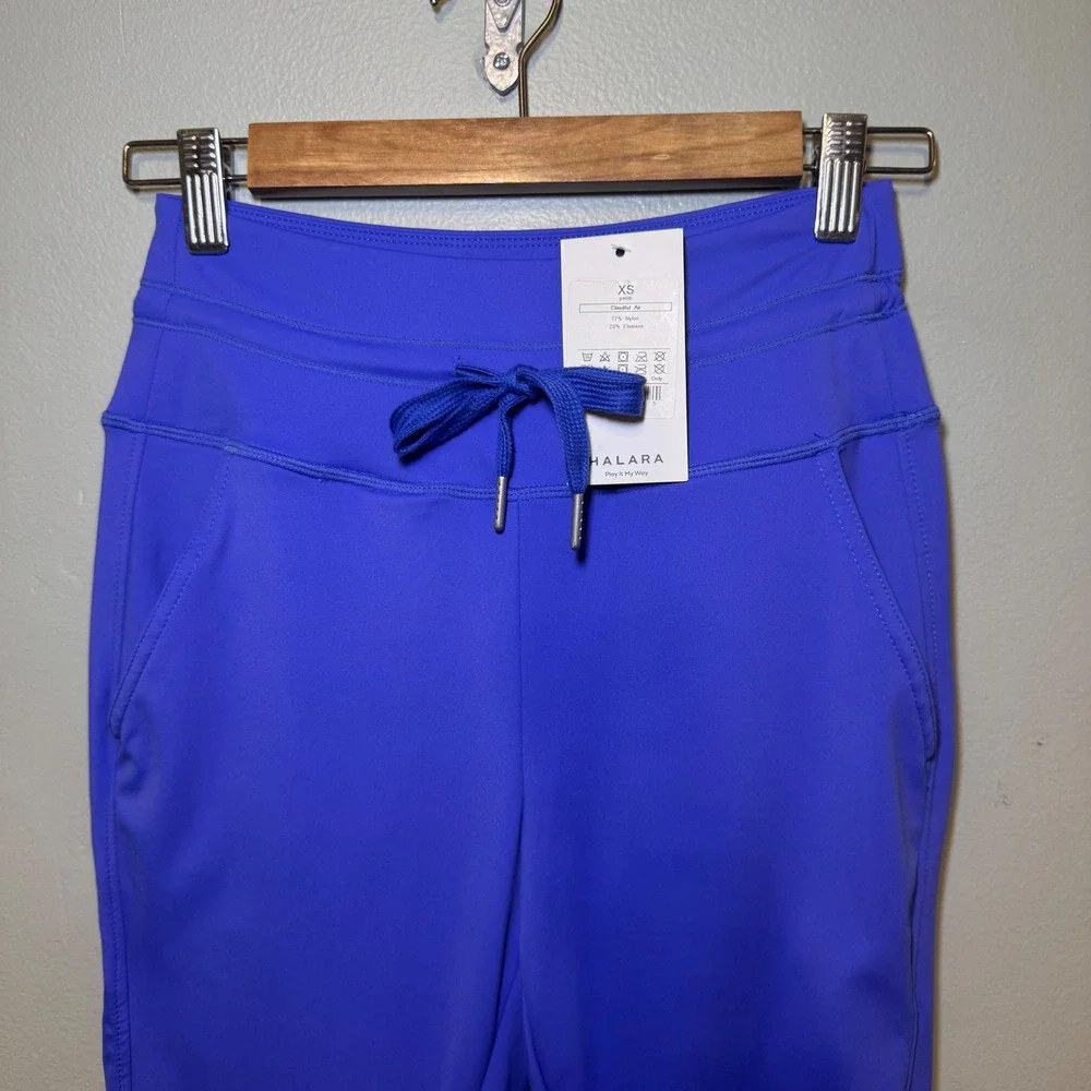 Halara Cloudful Air Joggers XS Petite Electric Blue High Waisted Sport Pants